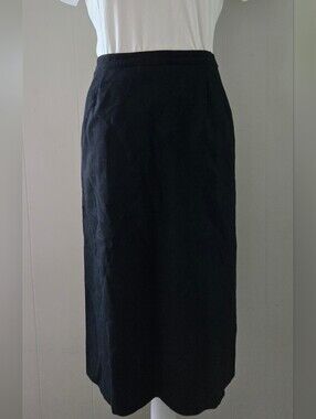 Pendleton Black Midi Skirt